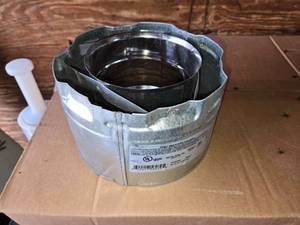 lot 130 image: Direct Vent System Component 8D to MF Adapter - Gas Appliance Adapter