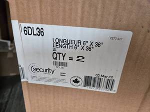 lot 146 image: Box of 2 Security Chimney Liners 6 X 36