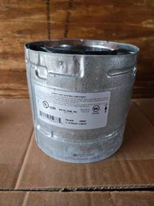 lot 160 image: 6-Inch Straight Length Direct Vent System Component - Metal-Fab, Inc.