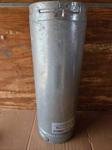lot 161 image: Metal-Fab Inc 18 Straight Length Vent Pipe - Model PN 4D18