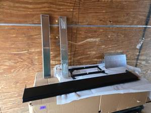 lot 173 image: Lot of Fireplace Cover Plates and Other Components