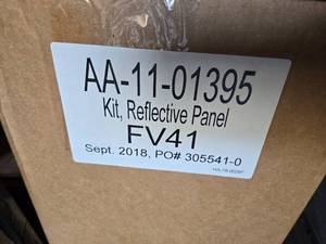 lot 185 image: Complete Kit of FV41 Reflective Panels - Mendota Fireplace Accessories