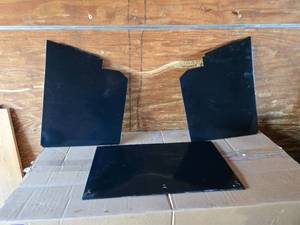 lot 189 image: Fireplace Reflective Plate Kit - See Pics for Dimensions