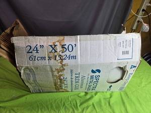 lot 197 image: 24 x 50 POLY Trim Coil Flashing - White