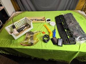 lot 216 image: Plastic Tool Holders, Hand Grease Guns and More