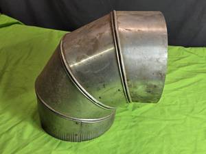 lot 222 image: Used 6-Inch Metal Duct Elbow Fitting