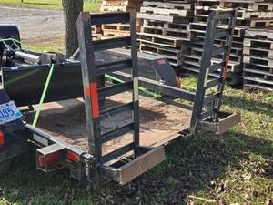 lot 2C image: Dual Axle Utility Trailer with Removable Ramps