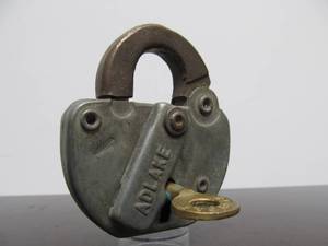 lot 51 image: Vintage ADLAKE Railroad Lock - C.M.St.P & P Railroad
