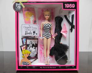 lot 68 image: Mint in Box BARBIE 1959 50th Anniversary 