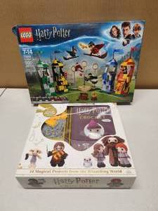lot 144 image: 2 Brand New HARRY POTTER Items - Lego Set & Crochet Kit
