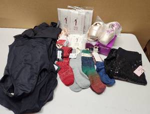 lot 147 image: Group Including Brand New Ballet Pointe Shoes Socks etc