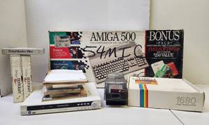 lot 119 image: Vintage AMIGA Computer & Accessories