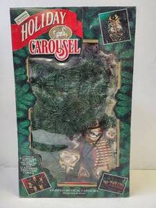lot 134 image: MR CHRISTMAS Holiday Carousel Display wBox