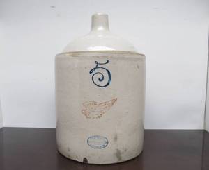 lot 165 image: RED WING Stoneware 5 Gallon Jug #1