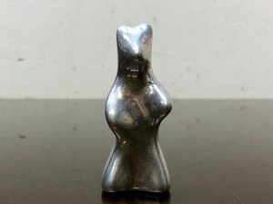 lot 271 image: Small Signed Abstract Modernist Bear Sculpture