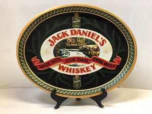 lot 281 image: Old Vintage JACK DANIELS Advertising Whiskey Tray 