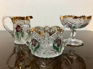 lot 237 image: Very Nice Group of EAPG Indiana Cut Glass 