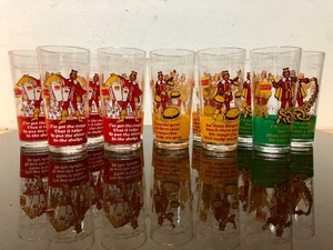 lot 263 image: Set of 12 Vintage 1978 Marvelous Magical Burger King Collector Glasses