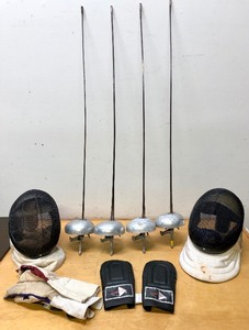 lot 266 image: Good Lot of Fencing Gear wMasks