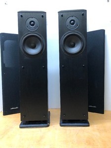 lot 316 image: Very Nice Working POLK Model RT8 Tower Speakers