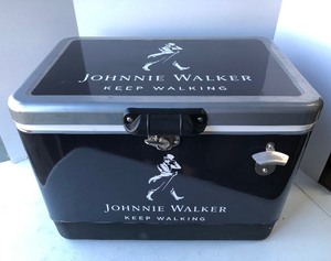 lot 332 image: JOHNNIE WALKER Scotch Keep Walking Advertising Cooler