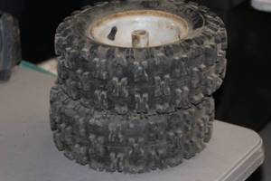 lot 680 image: Lot of (2) Replacement Utility Tire & Wheel 13x5.00-6NHS