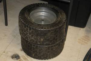 lot 681 image: Lot of (2) Replacement Utility Tire & Wheel 16x6.50-8NHS