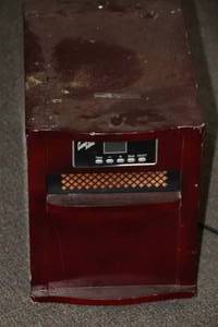 lot 700 image: Comfort Zone 1500W Digital Quartz Infrared Space Heater