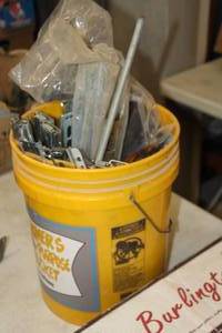 lot 719 image: Lot of (1 Bucket) Assorted Drawer Slides