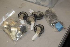 lot 721 image: (3) Sets of Casters 4-count