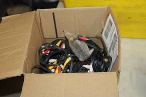 lot 733 image: Lot of (1 Box) Assorted Cables, Patch Cables