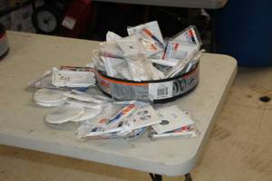 lot 748 image: Lot of (1 Bin) Assorted Electrical Boxes and Face Plates