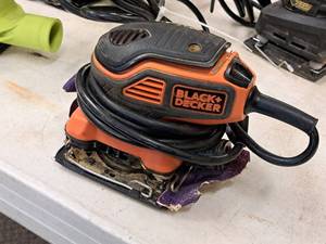 lot 618 image: Black & Decker Palm Sander BDEQS300
