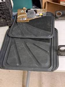 lot 758 image: Rubber TruckCar Premium Floor Mat Set - Front and Rear 4-piece
