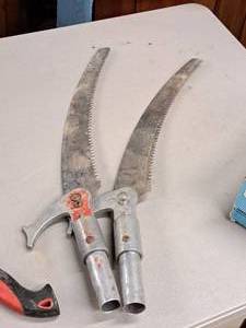 lot 587 image: Lot of (2) Pruning Saw Blade Attachments