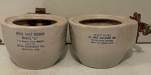 lot 243 image: Two Vintage IDEAL Salt Feeder Model C (LOT 3 of 4)