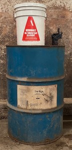lot 50 image: Crop Oil in 55 Gallon Drum