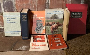 lot 161 image: LOT of 8 Vintage Educational Books - Agriculture and Small Engine Books