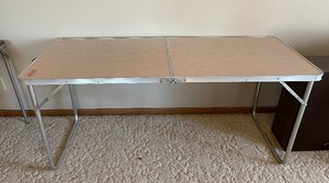 lot 234 image: Coleman Aluminum Camping Folding Table