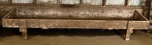 lot 9 image: Hand Made 10 Wooden Cattle Feeder Trough