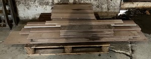 lot 10 image: Thirty Pieces of Brown Composite Decking