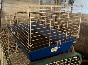 lot 62 image: Pet Cage LOT - One Hamster Cage and One Rabbit Cage