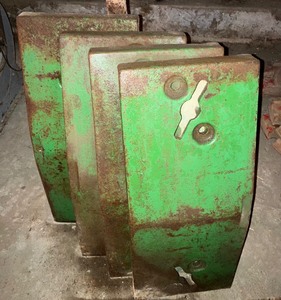 lot 63 image: Four Vintage John Deere Front Weights - 1960s-1970s