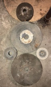 lot 79 image: Six Grinding Wheels