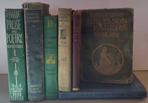 lot 181 image: Seven Vintage Hardcover Books