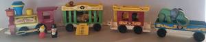 lot 183 image: Vintage Fisher Price Circus Train
