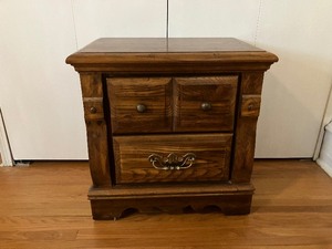 lot 244 image: Two Drawer Night Stand