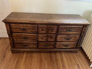 lot 245 image: Nine Drawer Dresser
