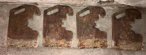 lot 270 image: Four of Allis-Chalmers Front End Weights (LOT 3 of 3)