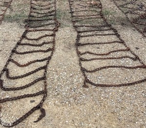 lot 319 image: Pair of Tire Chains - 10 12 x 30